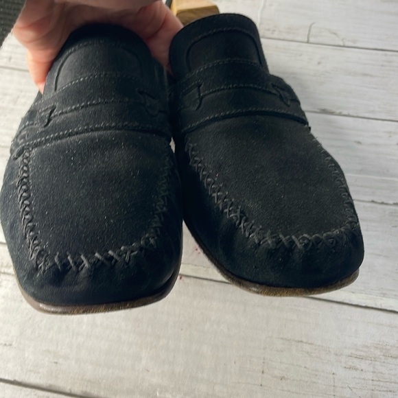 YSL Black Suede Loafers main image 11